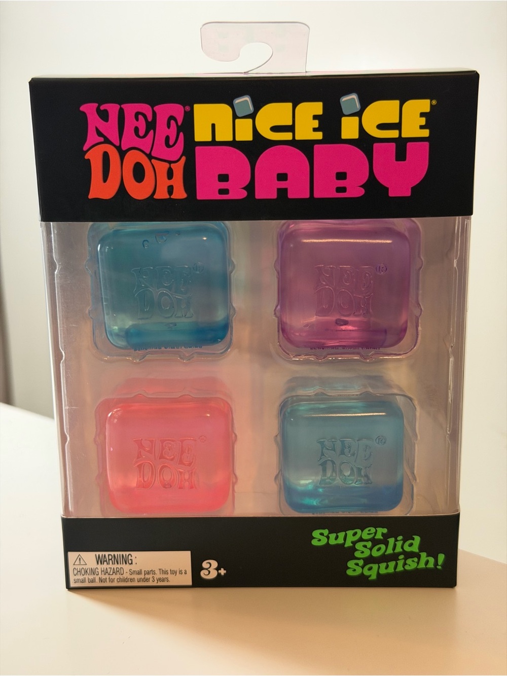 Needoh Nice Ice Baby Super Solid Squish Toy - Multicolor